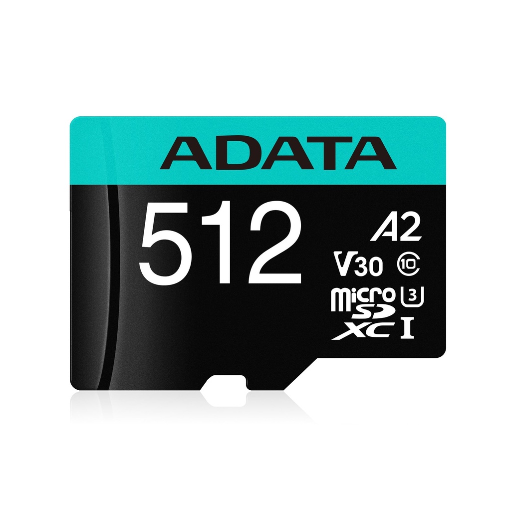 [AUSDX512GUI3V30SA2-RA1] Micro Secure Digital A2 (V30) ADATA Premier Pro