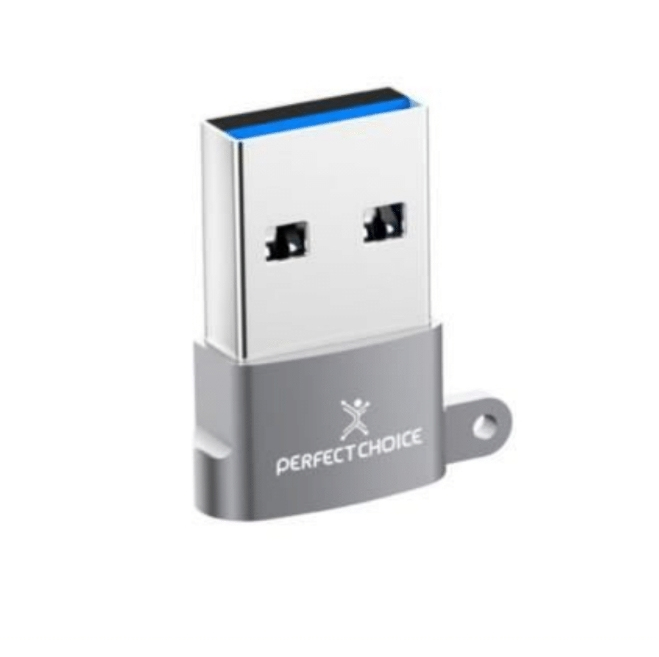 [PC-101253] Mini Adaptador de USB A a USB C PERFECT CHOICE PC-101253