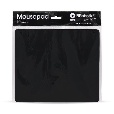 [497264] Mouse Pad Ultra Delgado Negro con Bolsa  BROBOTIX 497264