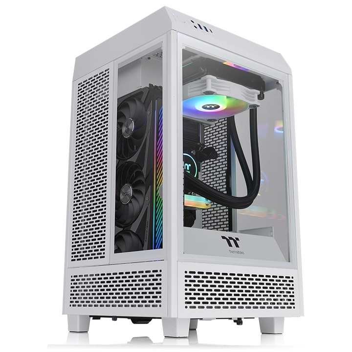 [CA-1R3-00S6WN-00] Gabinete  THERMALTAKE The Tower 100 Snow Mini Chassis