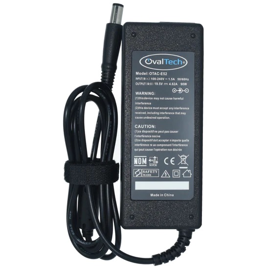 [OTAC-E52] Adaptador para Computadora Portatil  OVALTECH 19.5V/4.62AH C/Blister + USB