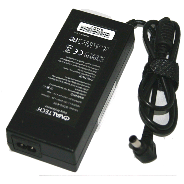 [OTAC-E59] Adaptador para Computadora Portatil  OVALTECH 19.5V/4.74AH C/Blister + USB