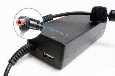 [OTAC-E78] Adaptador para Computadora Portátil  OVALTECH 20V/4.5AH C/Blister + USB