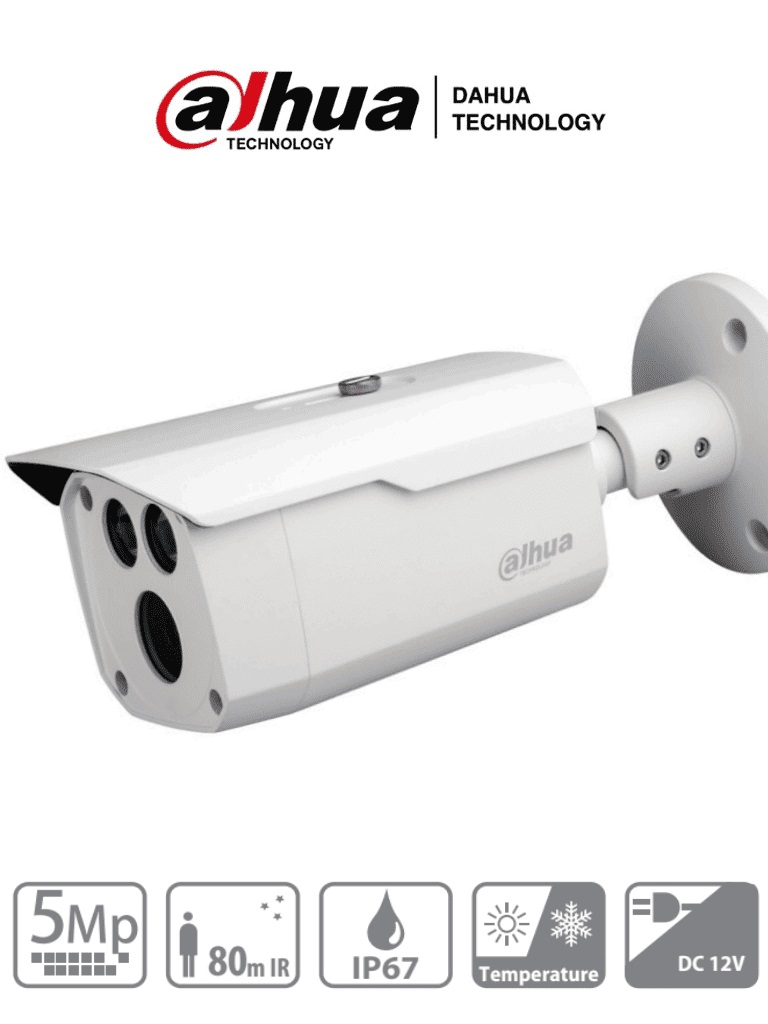 [HAC-HFW1500DN] Cámara HDCVI Bala Dahua Technology DH-HAC-HFW1500DN-0360B