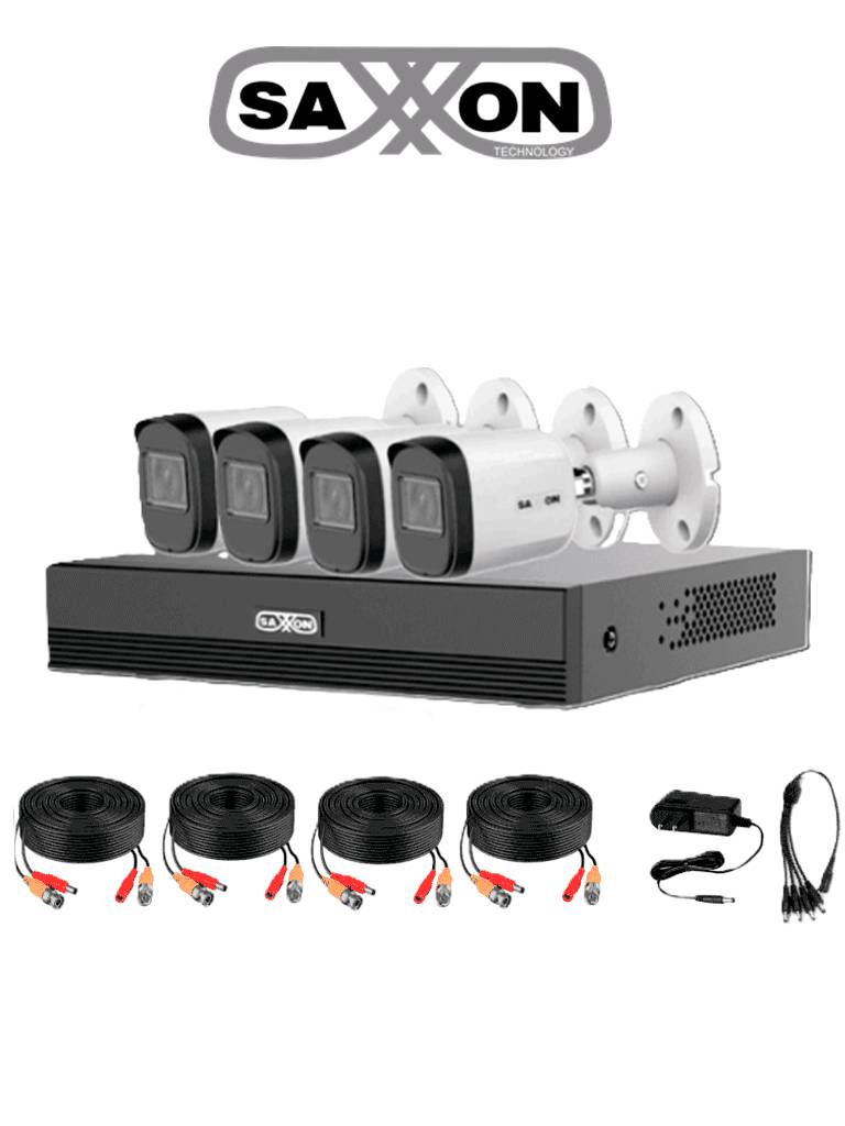 [KIT/XVR1E04-I/4-B20M-] Kit de videovigilancia  SAXXON KIT/XVR1E04-I/4-B20M-