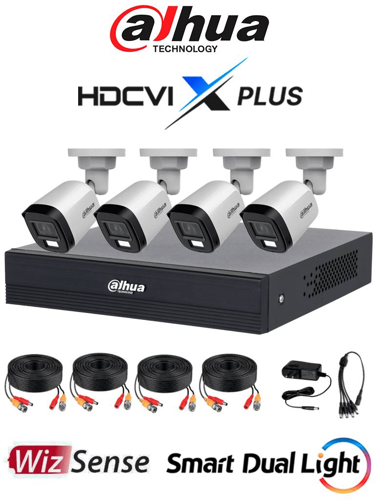 [KITXVR1B04-I/T/4-B1A21N] Kits de Videovigilancia Dahua Technology KITXVR1B04-I/T/4-B1A21N