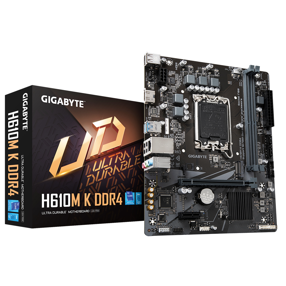 [H610M K DDR4] Motherboard GIGABYTE MB GIGABYTE H610M K DDR4