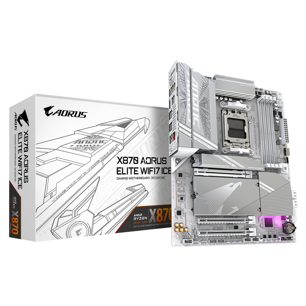 [X870 A ELITE WF7 ICE] Motherboards GIGABYTE X870 A ELITE WF7 ICE